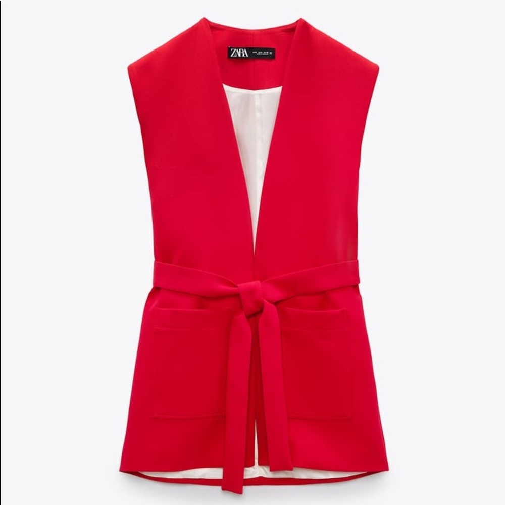 ZARA blazer vest